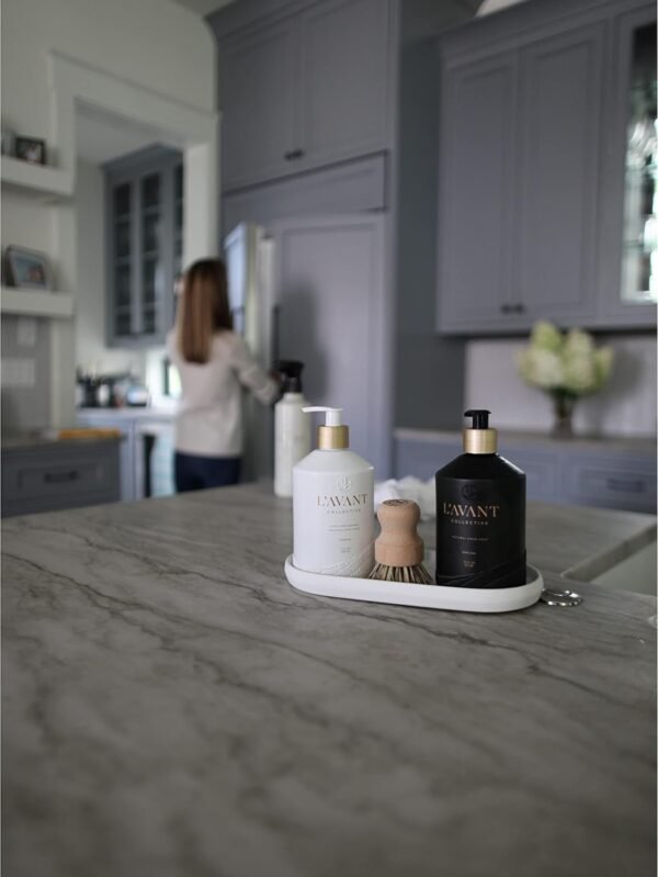L'AVANT Collective Dish Scrubber | Plastic-Free, Bamboo | Eco-Friendly Alternative to Plastic Brushes | Ergonomic Design - Image 2