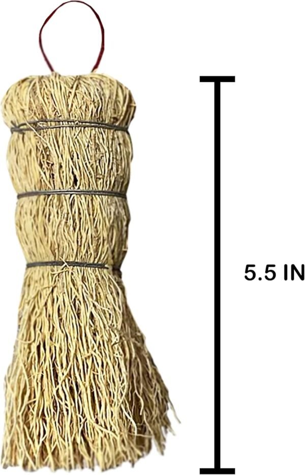 Coladera Set of 3 Natural Fiber Dish Brush Cleaners Mexican Escobetas Molcajete with Hangers Sustainable Kitchen Cleaning Scrubber Brushes for Pots Sinks and Pans Cepillo Limpia Trastes Yellow - Image 2