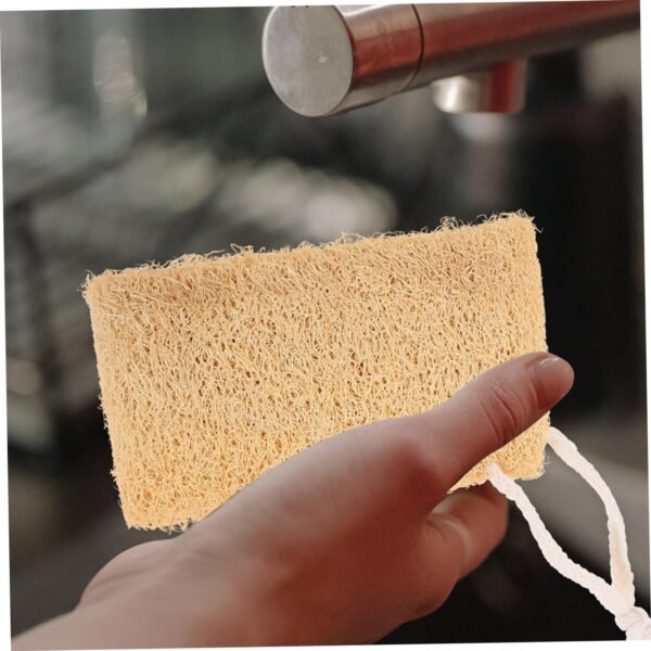 2pcs Loofah Dish Brush Sponges Dish Loofah Sponge Kitchenware Cleaner Cleaning Loofahs Loofah Dishwashing Loofahs Home Loofah Sponge Brush Loofah Scrubbers Natural Loofah Sponge Didiseaon - Image 9