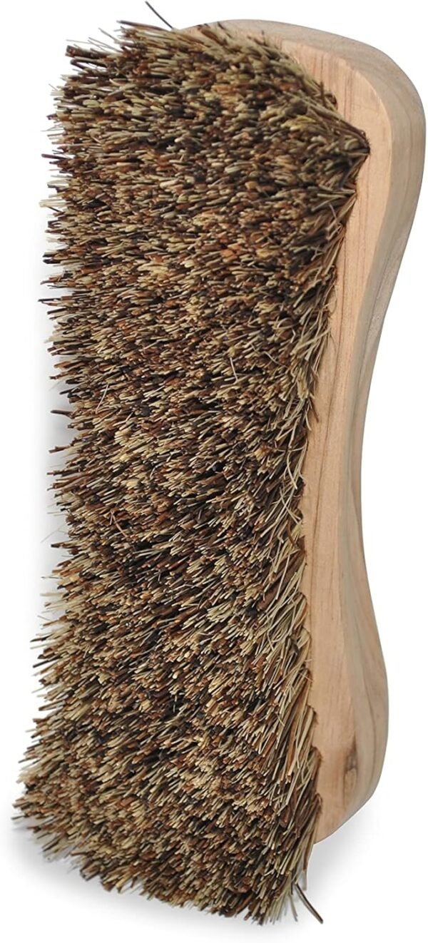 All-Natural Wooden Scrub Brush Set | Wooden Handle | Palmyra Bristle Brush for Cleaning | Eco Friendly Cleaning Products | Scrub Brush Set of 2 - Image 8