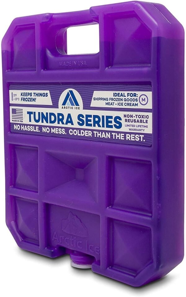 Arctic Ice Tundra Series Long Lasting Reusable Ice Pack for Coolers, Lunch Boxes, Camping, Fishing and More (2-Pack) (Medium 1.5 LB) - Image 3