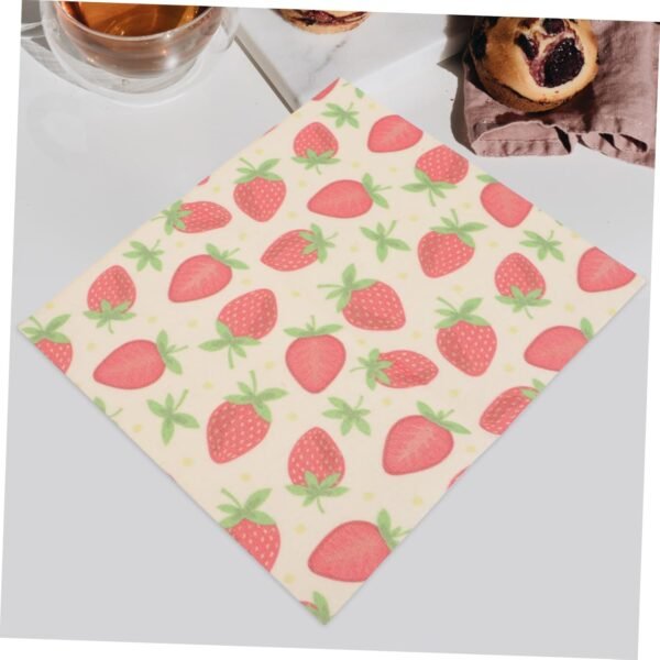 Garneck 3pcs Beeswax Food Paper Reusable Wraps Beeswax Food Wraps Food Wrapping Beeswax Paper Food Packing Supplies Beeswax Paper for Baking Reusable Food Wraps Food Wrapping Papers - Image 3
