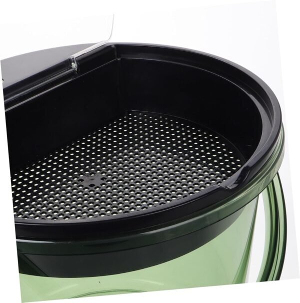 Tea Residue Bucket Camper Accessories Garbage Can Trash Can Food Waste Bin for Kitchen Compost Bin Kitchen Recycle Bins for Kitchen Countertop Compost Bin with Lid The Pet Green - Image 7