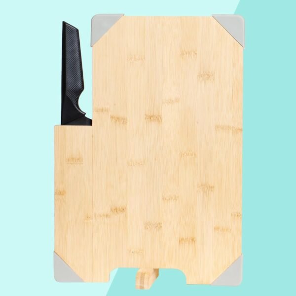 bamboo kitchen-cutting board with bag-cutting boards for kitchen wood-wood cutting board for meat-cutting board set-cutting boards wood-tablas de madera para cocina-wooden cutting boards- - Image 3