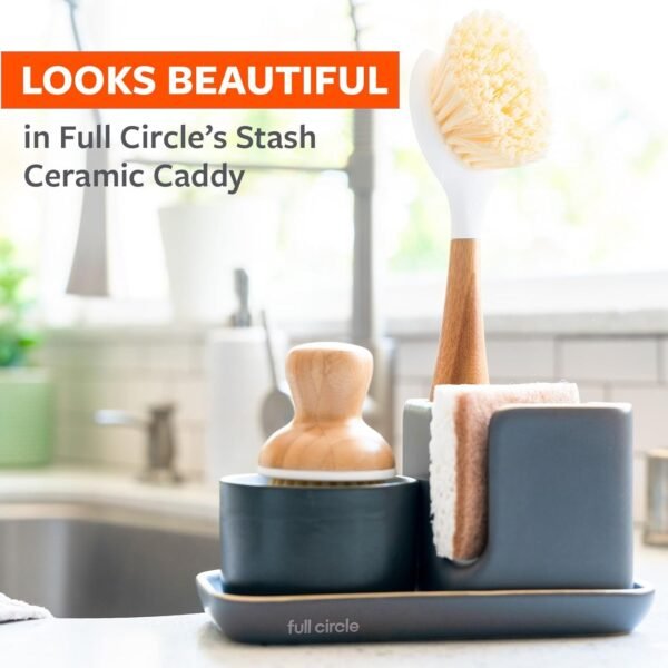 Full Circle In A Nutshell Walnut Scrubber Sponges – Pack of 2 Non-Scratch Natural Kitchen Scrubbies for Dishes and Household Cleaning - Image 6