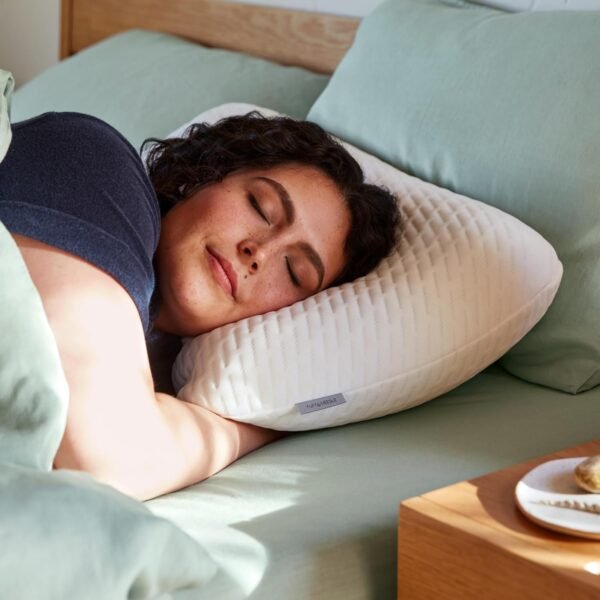 Tuft & Needle Premium Pillow, Standard Size with T&N Adaptive Foam, Sleeps Cooler & More Supportive Than Memory Foam Pillows, CertiPUR-US and Greenguard Gold Certified, 3-Year True Warranty,White - Image 3