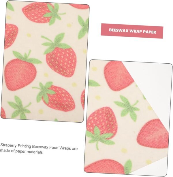 3pcs Beeswax Packing Paper Beeswax Paper Reusable Wraps Food Plastic - Image 3
