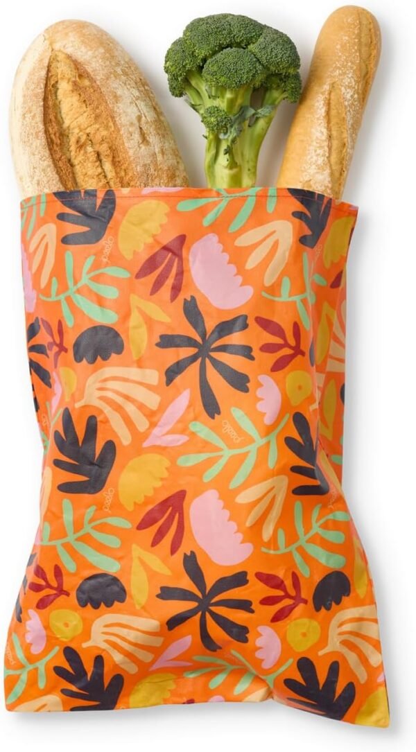 PEELO Beeswax Food Wrap Bag, Bee Wrap Sustainable Food Storage Wraps, Beeswax Bags Reusable, Beeswax Wraps for Food Reusable, Botanica Design, XXL