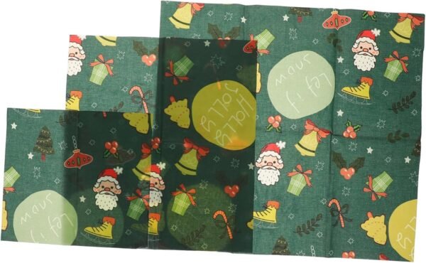 3pcs Beeswax Wrap Packing Paper Beewax Wraps for Food Beeswax Bowl Cover Food Storage Wrap Reusable Food Wraps Kitchen Beewax Wraps Practical Food Wraps Decorate Food Grade Cotton