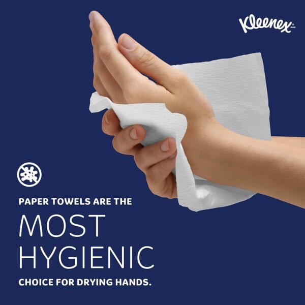 Kleenex® Hard Roll Paper Towels, Bulk (50606), 1.75" Core, with Premium Absorbency Pockets, White (600'/Roll, 6 Rolls/Case, 3,600'/Case) - Image 10