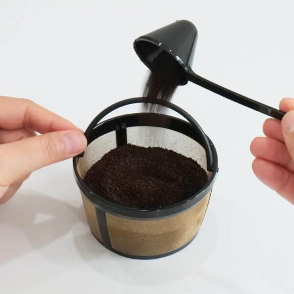 Reusable Coffee Filters 4-6 Cups,Fits most 4-6 cup basket-style other standard-size coffeemakers,Replaces your paper Coffee Filters,BPA Free (1-PACK) - Image 4