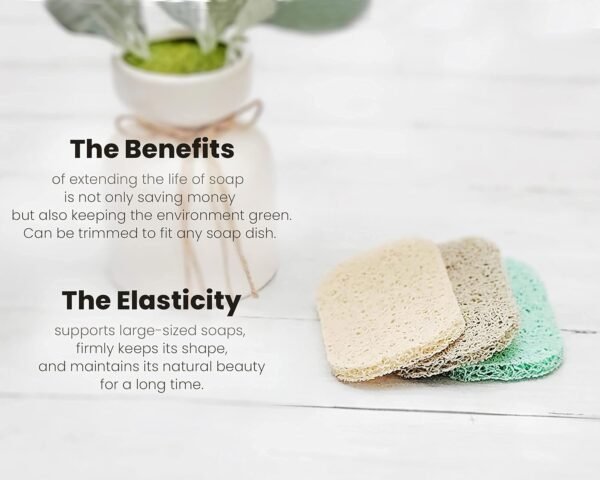 It's Senah [8Pack Keep Soap Clean & Fresh Bathroom Soap Dishes, Soap Saver Set | Eco-Friendly, Recyclable | Flexible & Durable Soap Lift | BPA-Free, Non-Slip Bath Soap Holders - Image 4