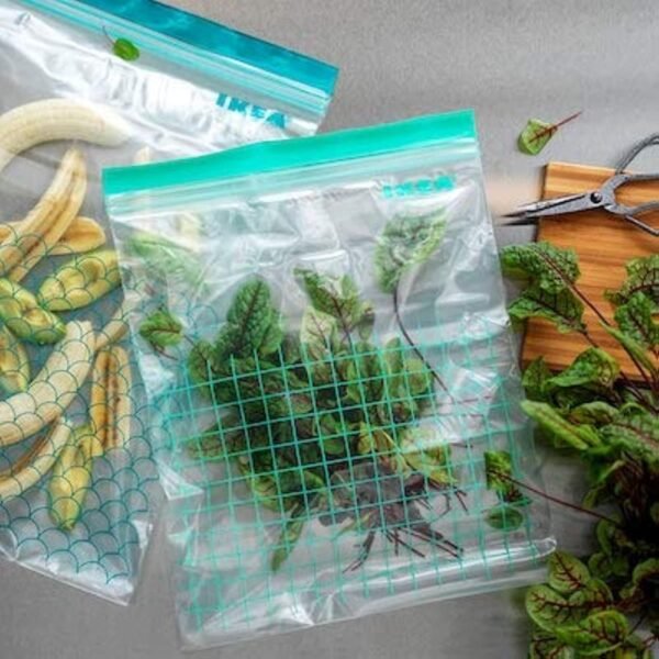 2 Sets of Ikea ISTAD Bags, Freezer Safe, Reusable Food Storage Bags and Household Storage Bags - Image 3
