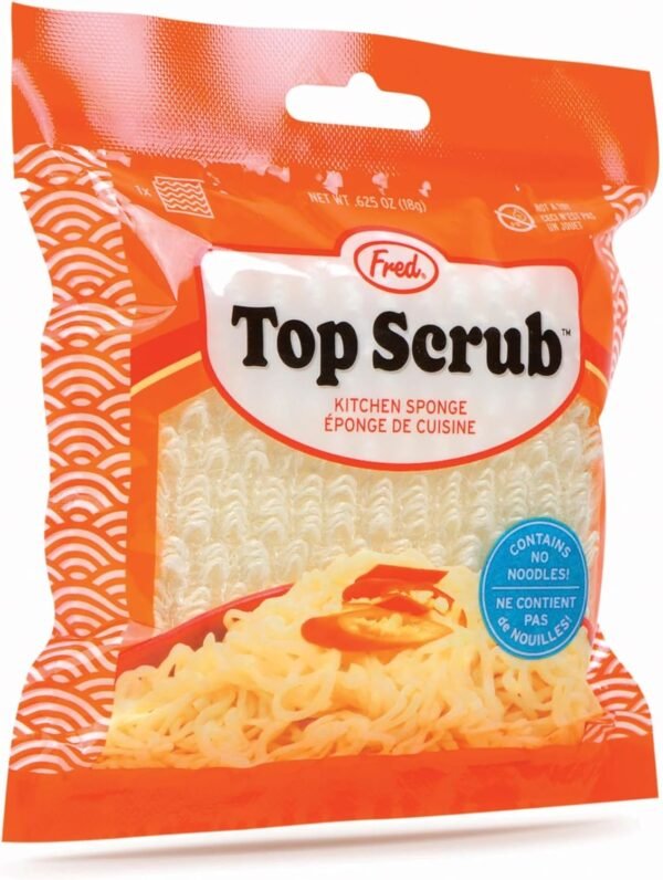 Genuine Fred Top Scrub - Ramen Sponge, Multicolored - Image 4