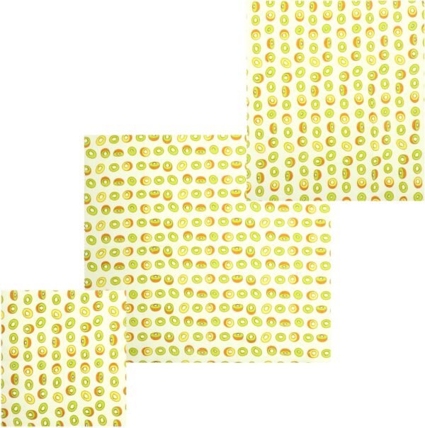 Healvian 3pcs Food Beeswax Wraps Reusable Beeswax Wraps Bread Sandwich Food Packing Cloth Sustainable Food Wraps