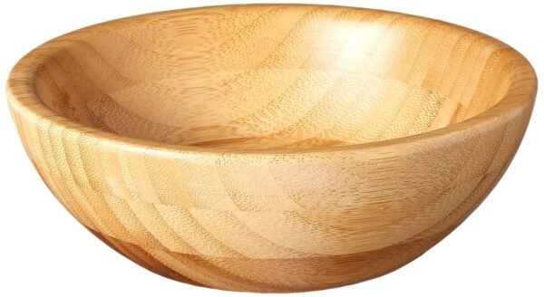Lipper International Bamboo Wood Salad Bowls with Server Utensils, 7-Piece Set, Assorted Sizes - Image 3