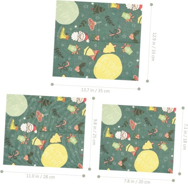 Didiseaon 3pcs Beeswax Wrap Packing Paper Organic Beeswax Cloth Kitchen Beewax Wraps Cake Preservation Wraps Printing Beewax Wraps Reusable Beeswax Cloth Beeswax Flakes Food Cotton - Image 7