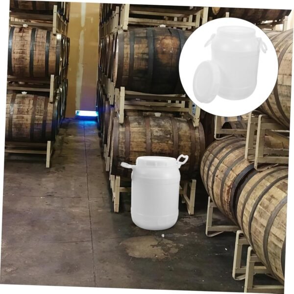 Compost Bin for Kitchen Bucket Dog Poop Garbage Can Outdoor Bins Food Waste Pantry Recycle Containers Compost Pail Automatic Trash Bin Lid Kitchen Trash Container Airtight Plastic - Image 6