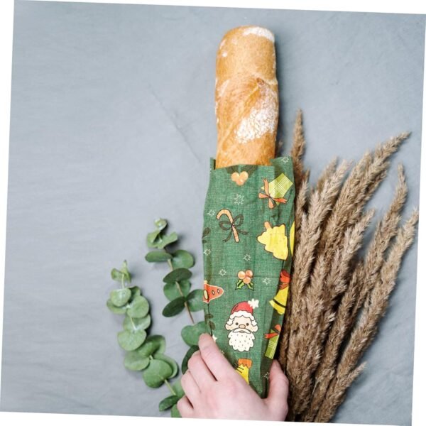 Didiseaon 15 Pcs Beeswax Wrap Seasonal Buntings Organic Beeswax Cloth Cake Preservation Wraps Beeswax Food Beeswax Bowl Cover Washable Food Sandwich Storage Wax Cover Bees Wax Covers Cotton - Image 6