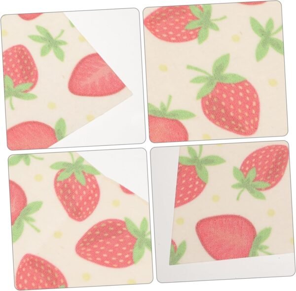 3pcs Beeswax Food Wrappers Fresh-keeping Food Wraps Baking Food Wraps Beeswax Food Wraps Reusable Food Wraps Reusable Wraps Paper Packing Supplies Household - Image 4