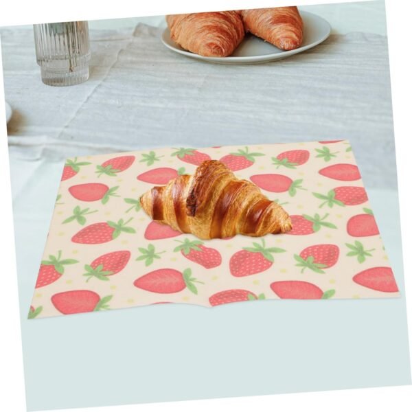 3pcs Beeswax Packing Paper Beeswax Paper Reusable Wraps Food Plastic - Image 6