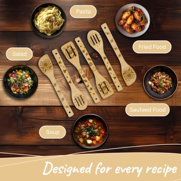 Sometimes You Forget Your Awesome Cooking Utensils Set, Utensil Holder & 6 Wooden Spoons Christmas Cooking Gifts For Mom, Christmas Gifts For Mom, Ceramic Holder, Christian Gifts For Women - Image 4