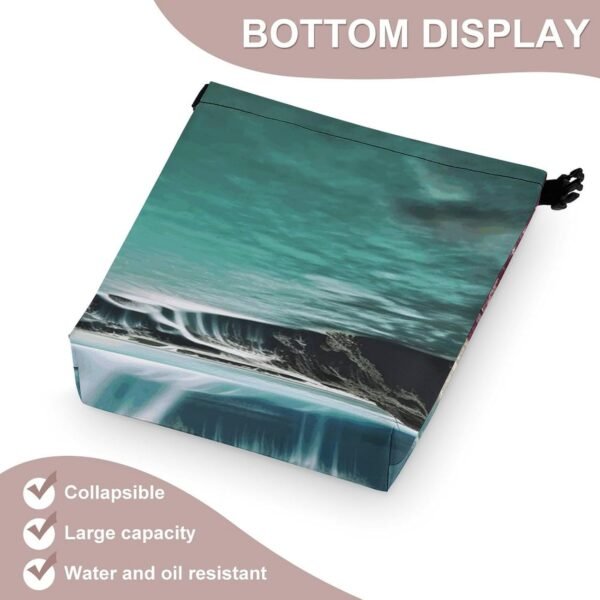 Detachable Meal Bag Waterfall Natural Landscape Print Lunch Tote Bag Insulated Meal Box Container Portable Snack Bag for Picnics,work, 29.5x21x10.5cm, style - Image 4