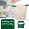 Food Huggers Sustainable Coffee Storage| Bulk Bean Bag | Eco-Friendly, Zero-Waste | BPA-Free, Dishwasher Safe Silicone | Ideal for Groceries, Food | Reusable, Large (1pc) - Image 7