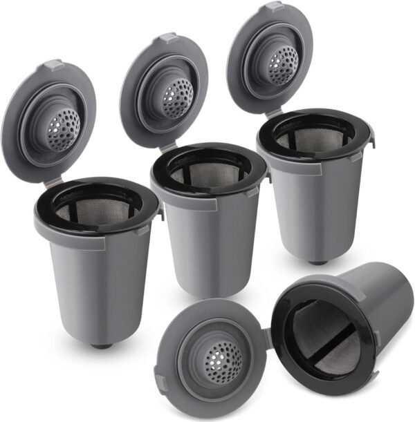 Reusable Filter Cup for Cuisinart, Gray (4 Pack)