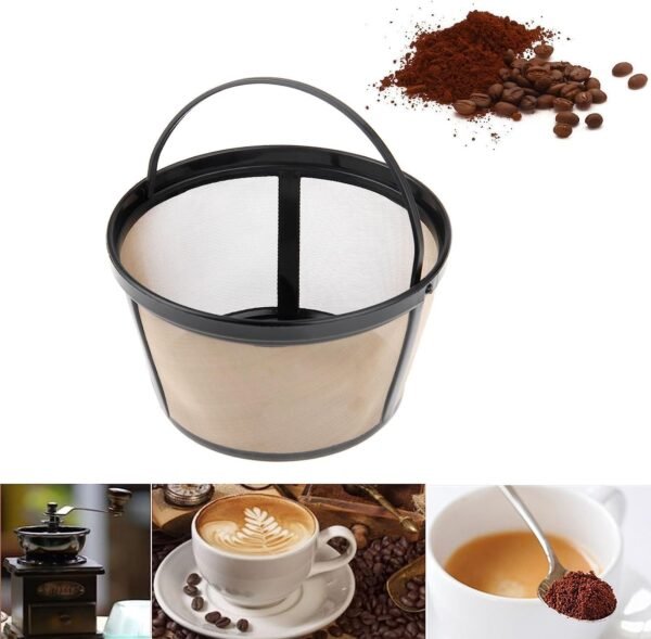 Reusable Coffee Filter Basket, 2 Pack Basket Coffee Filters 8-12 Cup Replacement Coffee Filter for Mr. Coffee and Black & Decker Coffee Makers and Brewers - Image 6