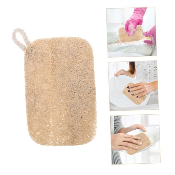 Ipetboom 10pcs Natural Loofah Dish Sponge Dishwashing Sponges For Kitchen Natural Dish Scrubber Non-scratch Loofah Sponge For Washing Dishes - Image 9