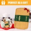 Homaxy Extra Large Bamboo Cutting Boards for Kitchen, 18x12.5" Wood XL Cutting Board with Juice Groove, Butcher Block Wooden Chopping Board for Kitchen, Meat, Cheese, Fruit & Vegetables - Pre Oiled - Image 8