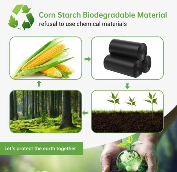 Portable Toilet Replacement Bags, 25 Count 8 Gallon 1.5 Mil Super Thickened Compostable Trash Bags, 30 Liter Camping Toilet Bags for Travel Outdoors, Boating, Emergency Toilet Bag for Car - Image 2
