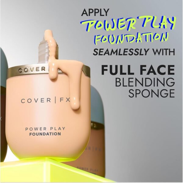 COVER FX Full Face Blending Sponge - Makeup Sponge - Biodegradable - Latex Free - Image 4