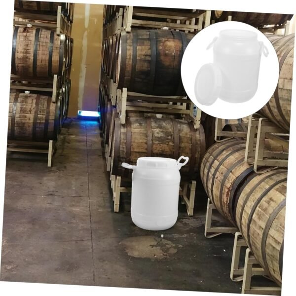 BESTOYARD Compost Bin Kitchen Indoor Garbage Can Trash Cans Kimchi Bucket Large Containers Kitchen Garbage Bin Food Waste Kitchen Composting Bin Fermenting Outdoor Bin with Lid Jar Plastic - Image 3