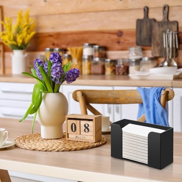 4 Pack Acrylic Countertop Paper Towel Dispenser Folded Paper Towel Dispenser for Kitchen or Bathroom Multifold Trifold Napkin Holder Disposable Hand Towel Tray for Bathroom Toilet Kitchen - Image 4