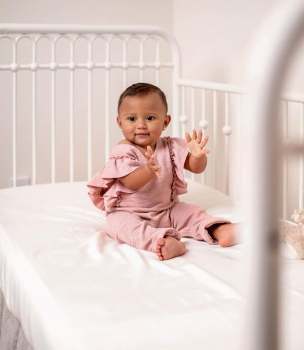 Crib Fitted Sheet by Pure Bamboo - Genuine 100% Organic Viscose Derived from Bamboo, Luxuriously Soft, Ultimate Cooling, Fits Standard Size Crib Mattress (Ivory) - Image 9
