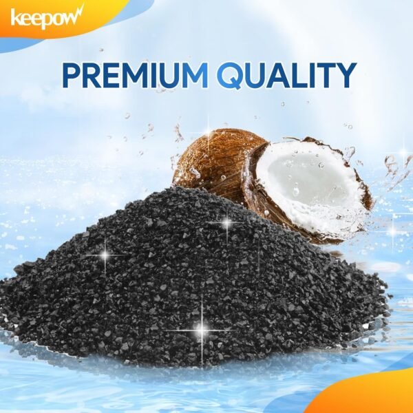 KEEPOW 8 Pack Trash Can Deodorizer Compatible with EKO Trash Can, Activated Charcoal Odor Absorber for Trash Can and Compost Bin, Garbage Can Deodorizer for Indoor Kitchen Compost Bucket (Square) - Image 6