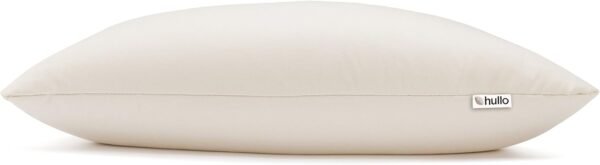 Hullo Buckwheat Pillow 14"×20" Organic, Cooling, Firm Pillow for Sleeping • Japanese Size Sobakawa Pillow • Made in USA