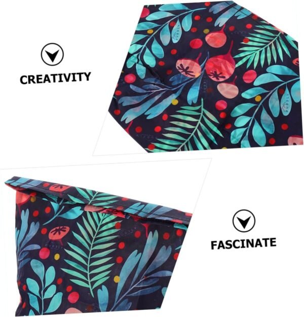 GARVALON Beeswax Wrap Food Bag Beeswax Cotton Wraps Fruit Produce Bag Reusable Sandwich Bag Dishwasher Safe Reusable Beeswax Snack Container Kitchen Produce Bags Natural Beeswax - Image 4