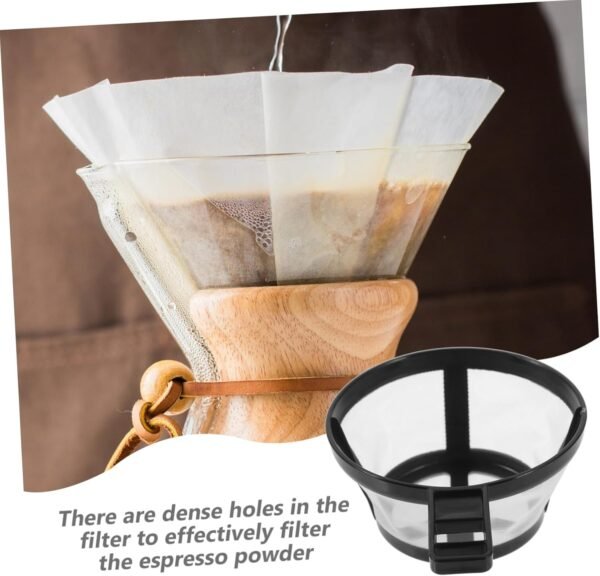 Strainer Maker Tea Filter Bags Cup Cone Sieve Machine Grinder Propane Reusable Electric Infuser Bar Holder Basket Filters Pot Coffee Pour Filter Screen Fine Mesh Filter Plastic - Image 7