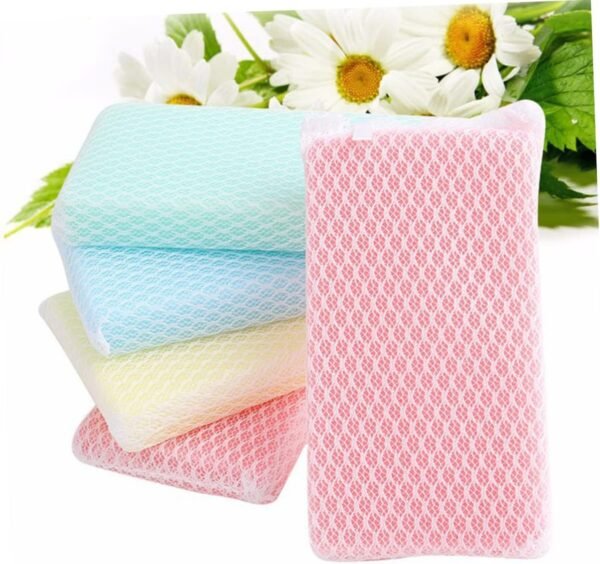 SECFOU 15 Pcs Dish Sponge Cleaning Sponge Sponges Kitchen Natural Sponge Scourer Bowl Sponge Sponges for Cleaning Dishwasher Sponge Car Sponge Cup Sponge Scrubber Sponges Net Sponge - Image 6