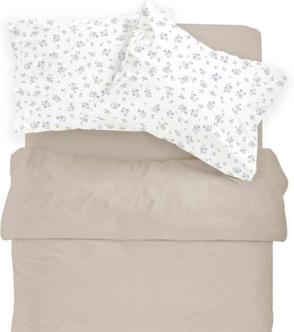 Makemake Organics Organic Toddler Pillowcase (Set of 2) GOTS Certified Organic Cotton Pillowcase - Ultra Soft Breathable Fits 13x18 Boys Girls Neutral Unisex (14"x19", Mini Roses) - Image 4