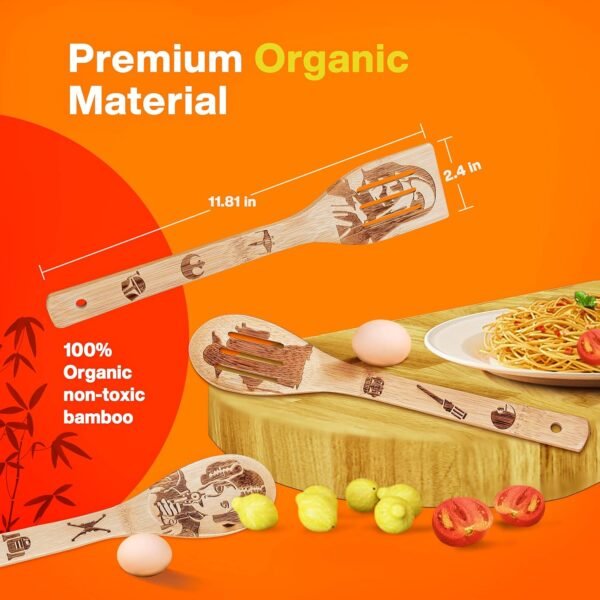 Star War Kitchen Gifts Wooden Spoons For Cooking Utensils Set 6 pcs kitchen accessories House Warming Gift For Men And Women - Image 2