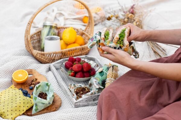 Trifecta Living Co. Versatile Beeswax Wraps,Set of 7-Fresh Food Keeper, Durable & Easily Cleaned, Sustainable Step Towards a Zero-Waste Kitchen, Unique Designs (Pineapple, Cactus, Star) - Image 6