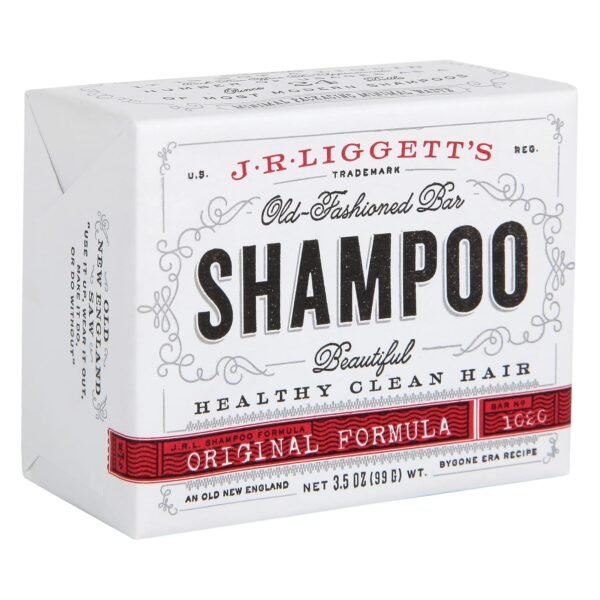J.R.LIGGETT’S All-Natural Original Formula Shampoo Bar .65oz and Mini Travel EZ Pouch Pack, Supports Strong and Healthy Hair-Nourish Follicle with Antioxidants and Vitamins,Detergent and Sulfate-Free - Image 2