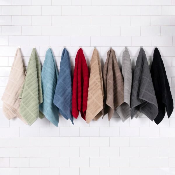 All-Clad Solid Kitchen Towels: Highly Absorbent, Super Soft Long Lasting - 100% Cotton, 17"x30" Tea Towels for Cleaning & Drying Dishes, Pans, Glassware, or Countertops, (2-Pack), Chili - Image 6