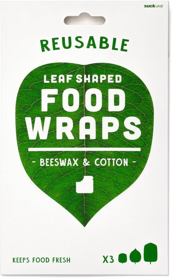 Suck UK | Leaf-Shaped Beeswax Wraps | Eco Friendly Beeswax Wrap | Reusable Food Storage | Kitchen Organization | Food Storage Containers | Reusable Pantry Storage - Image 6