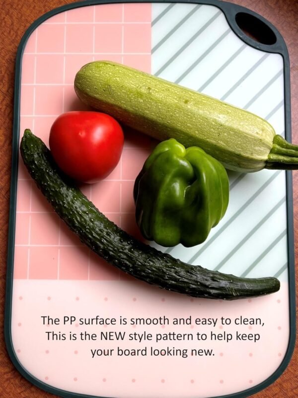 Bamboo Cutting Board for Kitchen, double sided with No Splicing Juice Groove X-Large with polypropylene BPA-Free reverse side 15.9" x 11" by PSGoodLife - Image 3