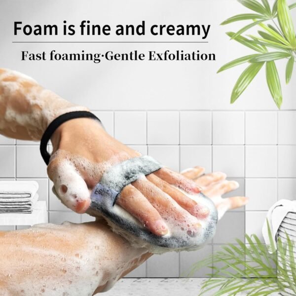 Natural Loofah Sponge (2 Pack),Large 7"x5.1"Shower Loofah Sponge Exfoliating Body Scrubber for Women and Men,Natural Materials are Easily Biodegradable and Bath Exfoliation Doesn't Hurt The Skin - Image 5